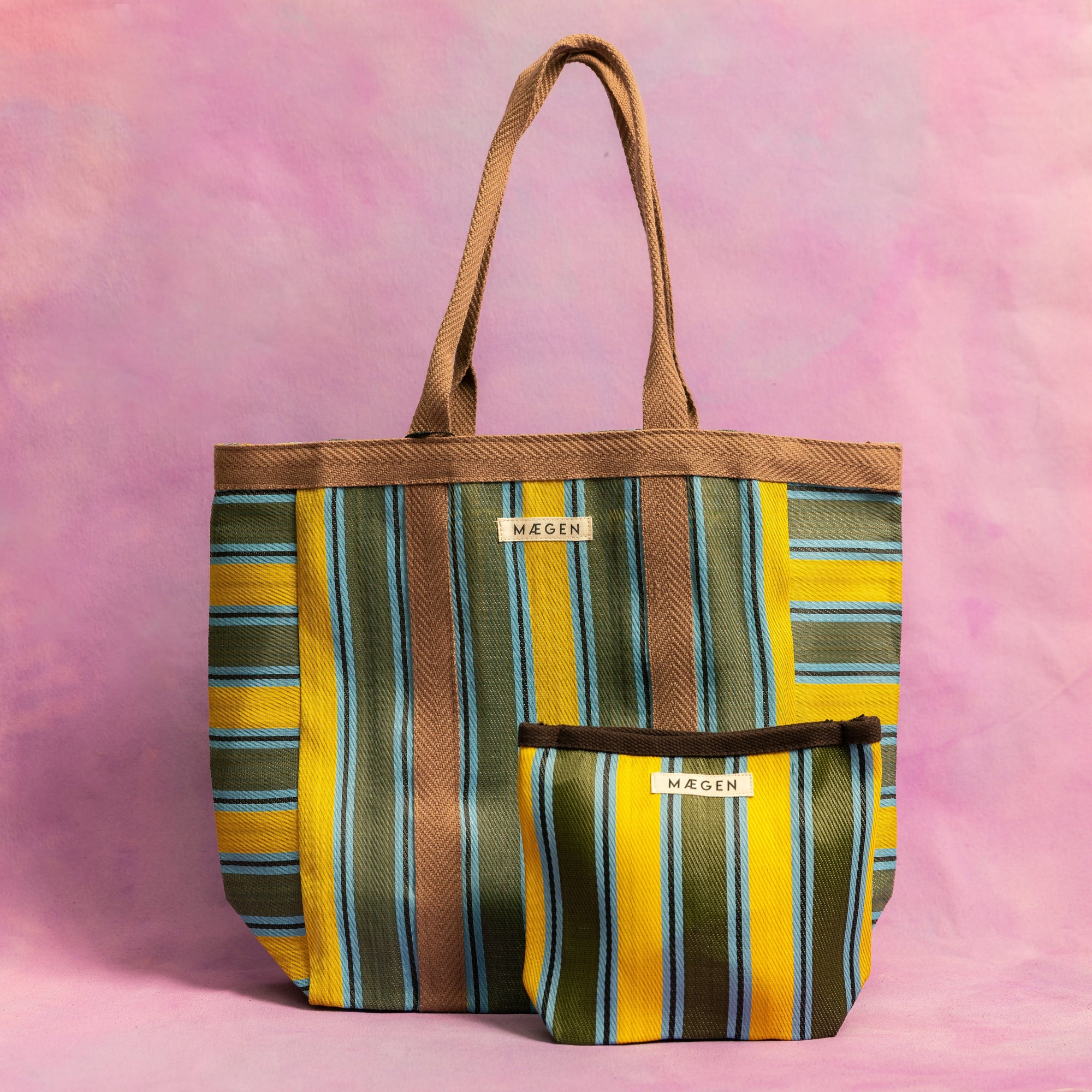 Everywhere Bag | Chocolate/ Yellow/ Olive