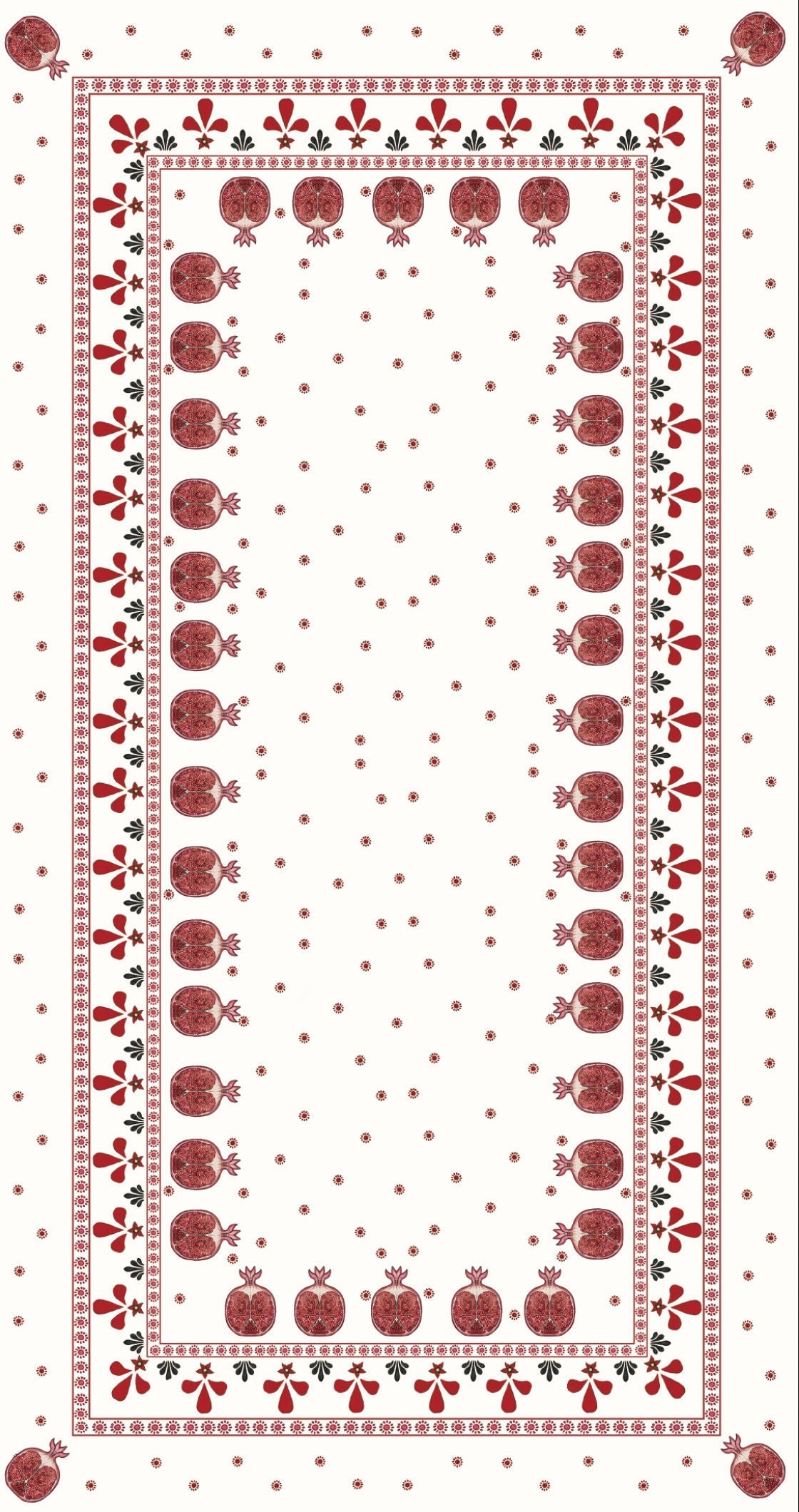 Pomegranate Table Linen For Penny Morrison
