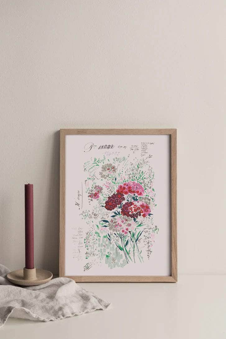 No.100 - Fleurs 1927 - Vintage Archive Poster Prints