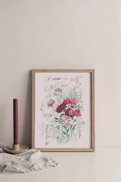 No.100 - Fleurs 1927 - Vintage Archive Poster Prints