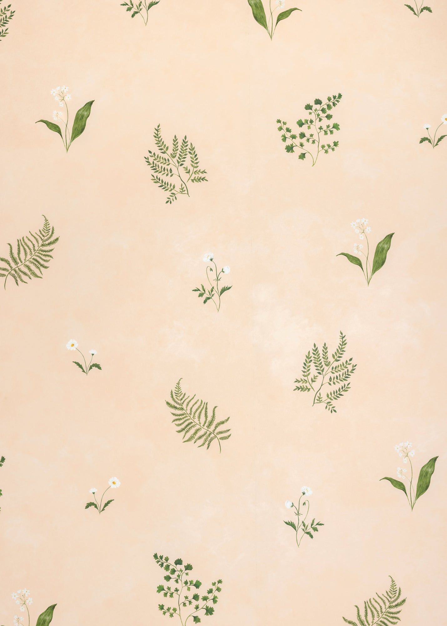 Herbarium Forest Wallpaper - Blush