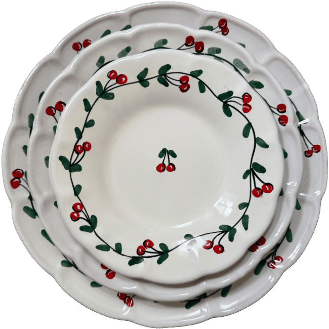 Cherry Frutta Plate - 16 cm