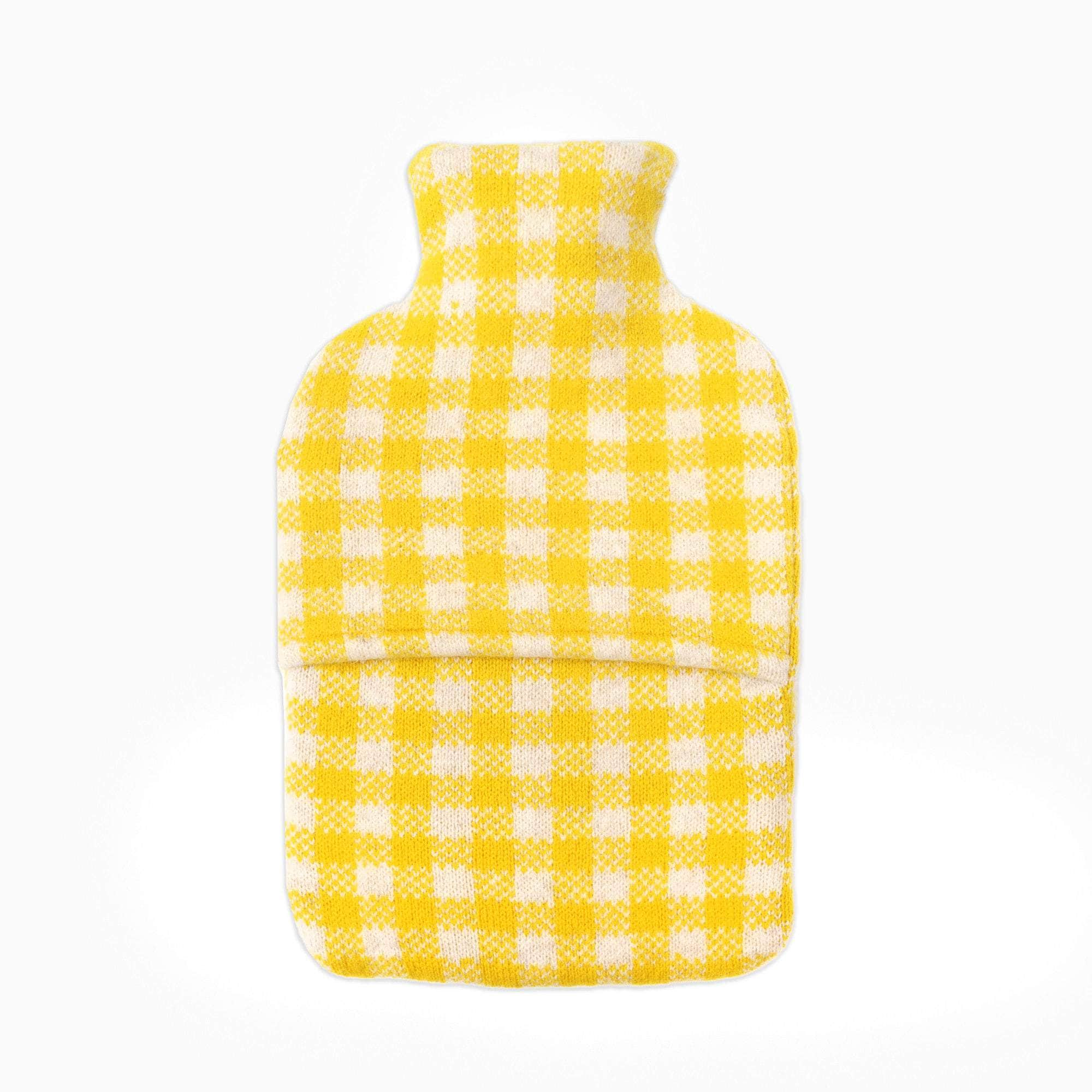 Piccalilli Gingham Hot Water Bottle