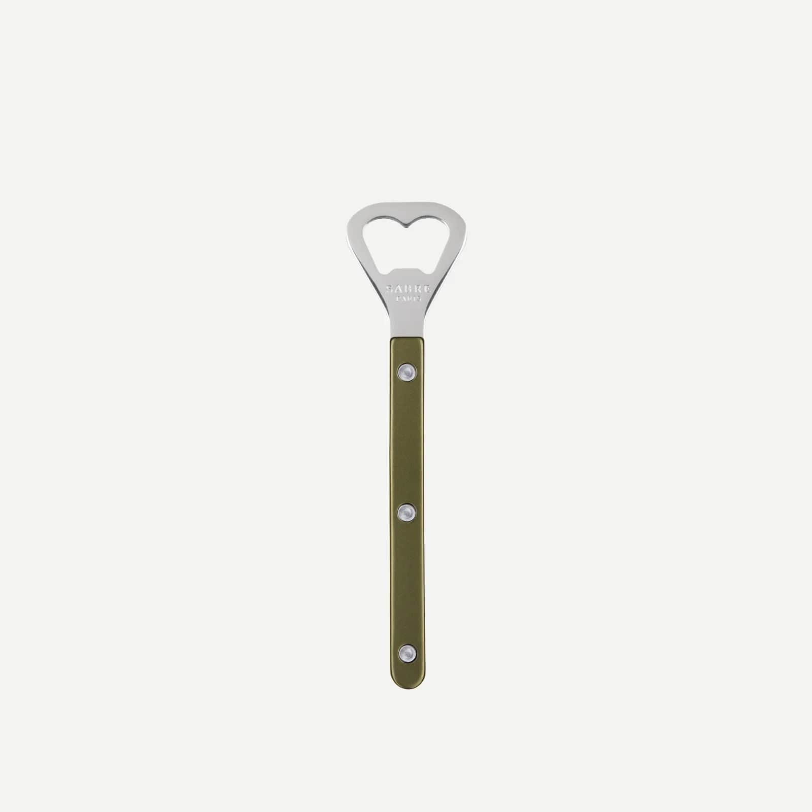 Bistrot Pearly Bottle Opener, Olive
