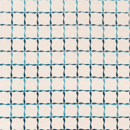 Ribbon Stripe Fabric (Tones of Blues)