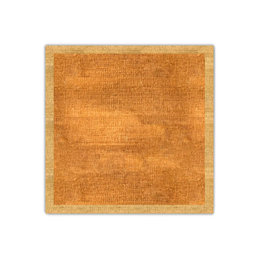 Caramel with Sand Border Flatweave Rug