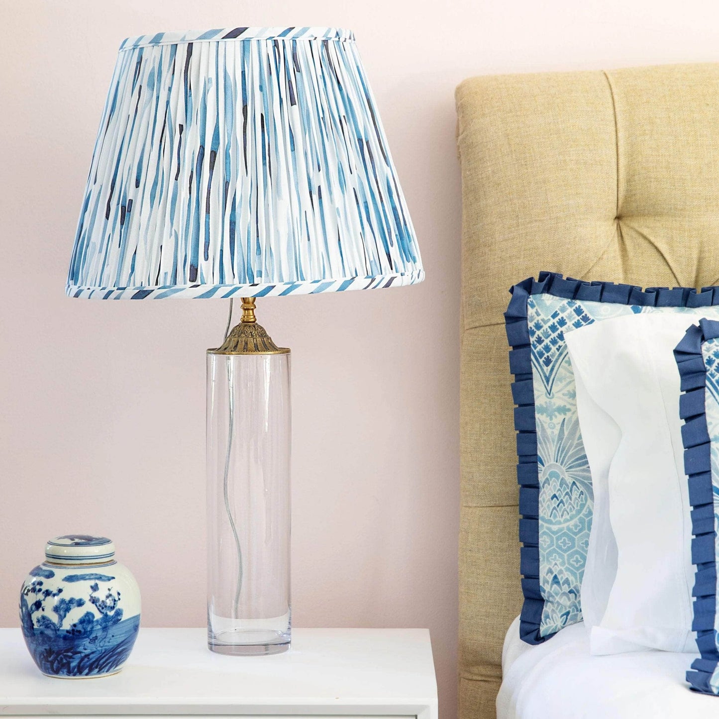 River Lampshade in Blue