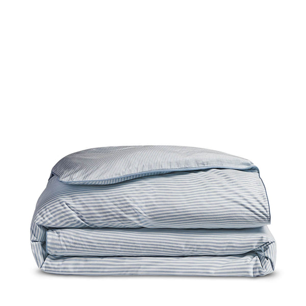 Luxury Organic Cotton Nordic Sky Striped Duvet Cover