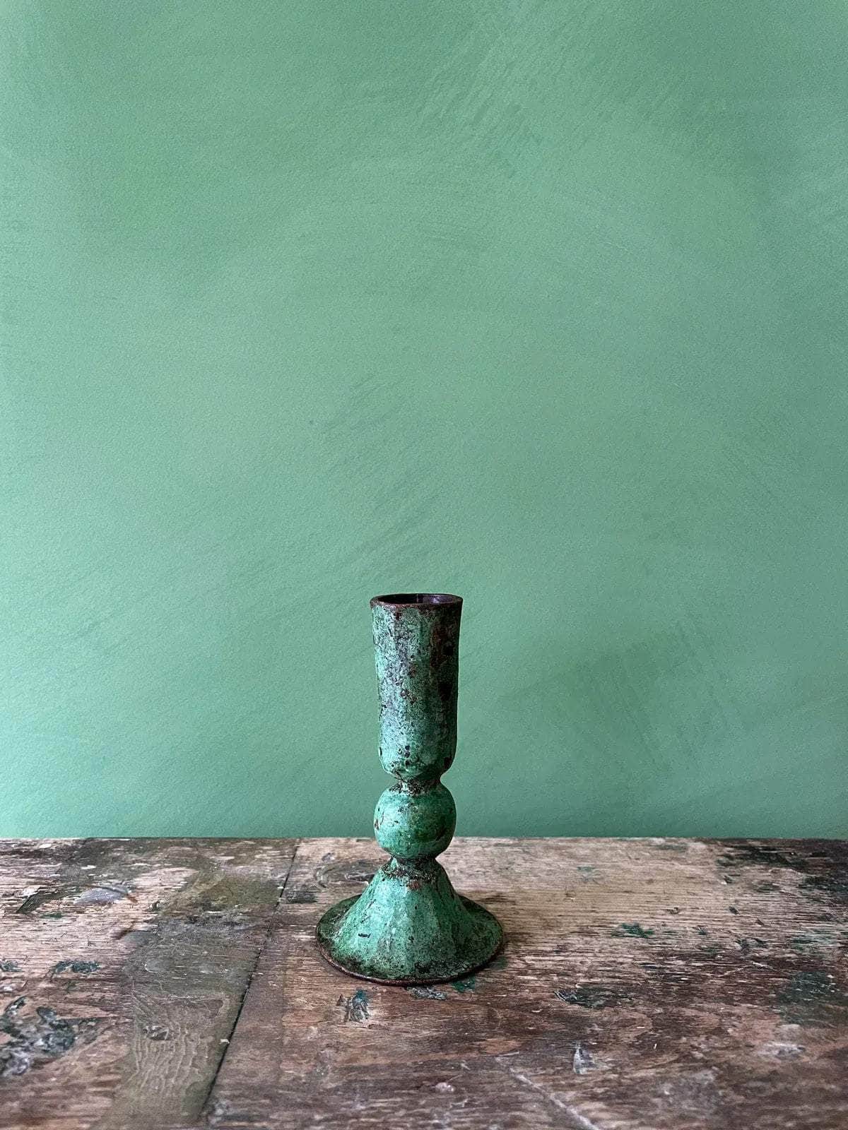 Verdigris Candle Holder - Austen