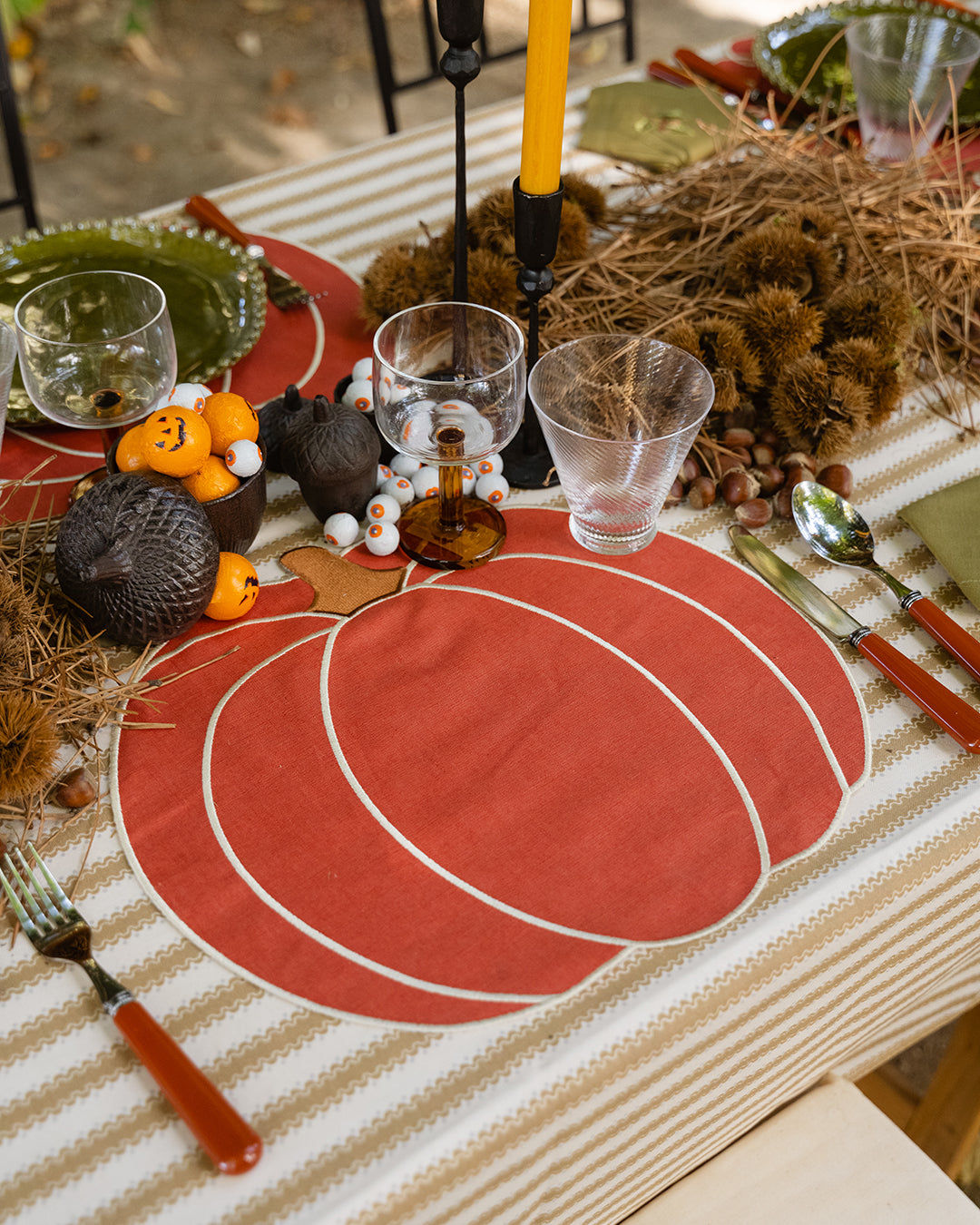 Pumpkin Anti-Stain Placemat