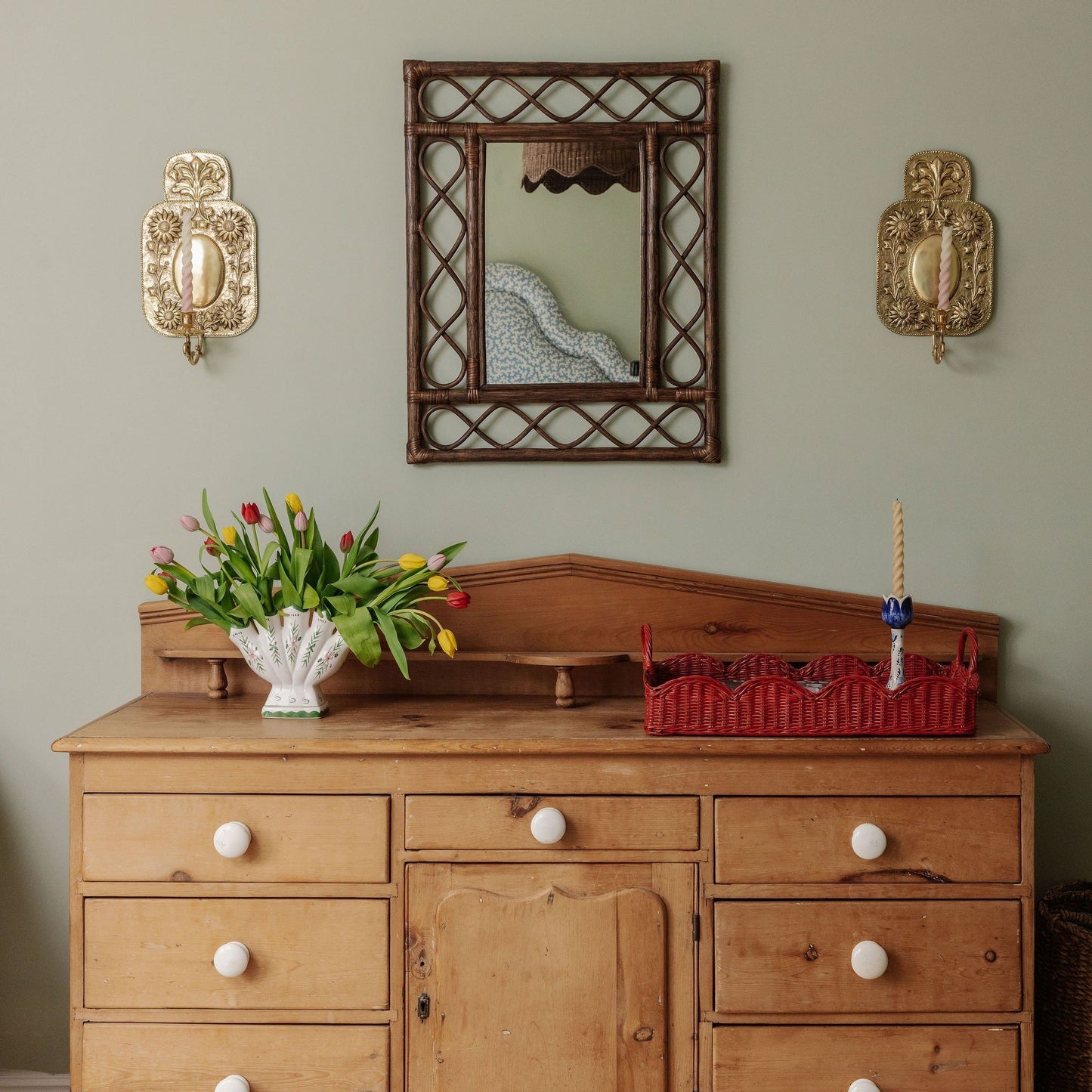Retro Mirror (Teak)