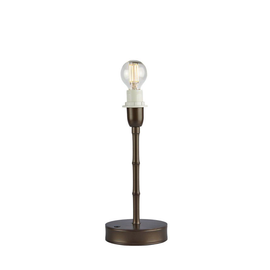 Bronze Bamboo Rechargeable Lamp Base - 25cm