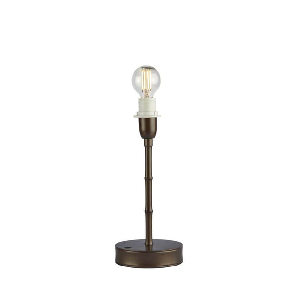 Bronze Bamboo Rechargeable Lamp Base - 25cm