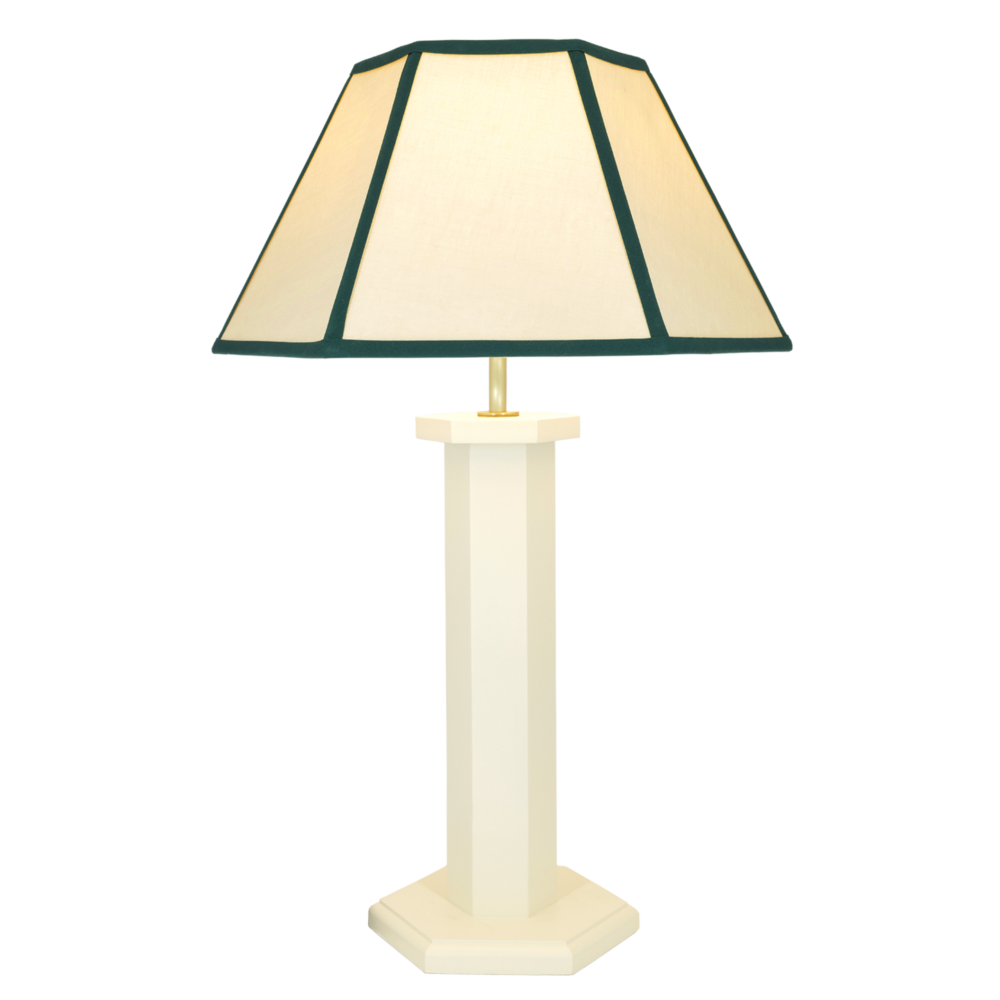 Hexagon Table Lamp - Oyster White (US)