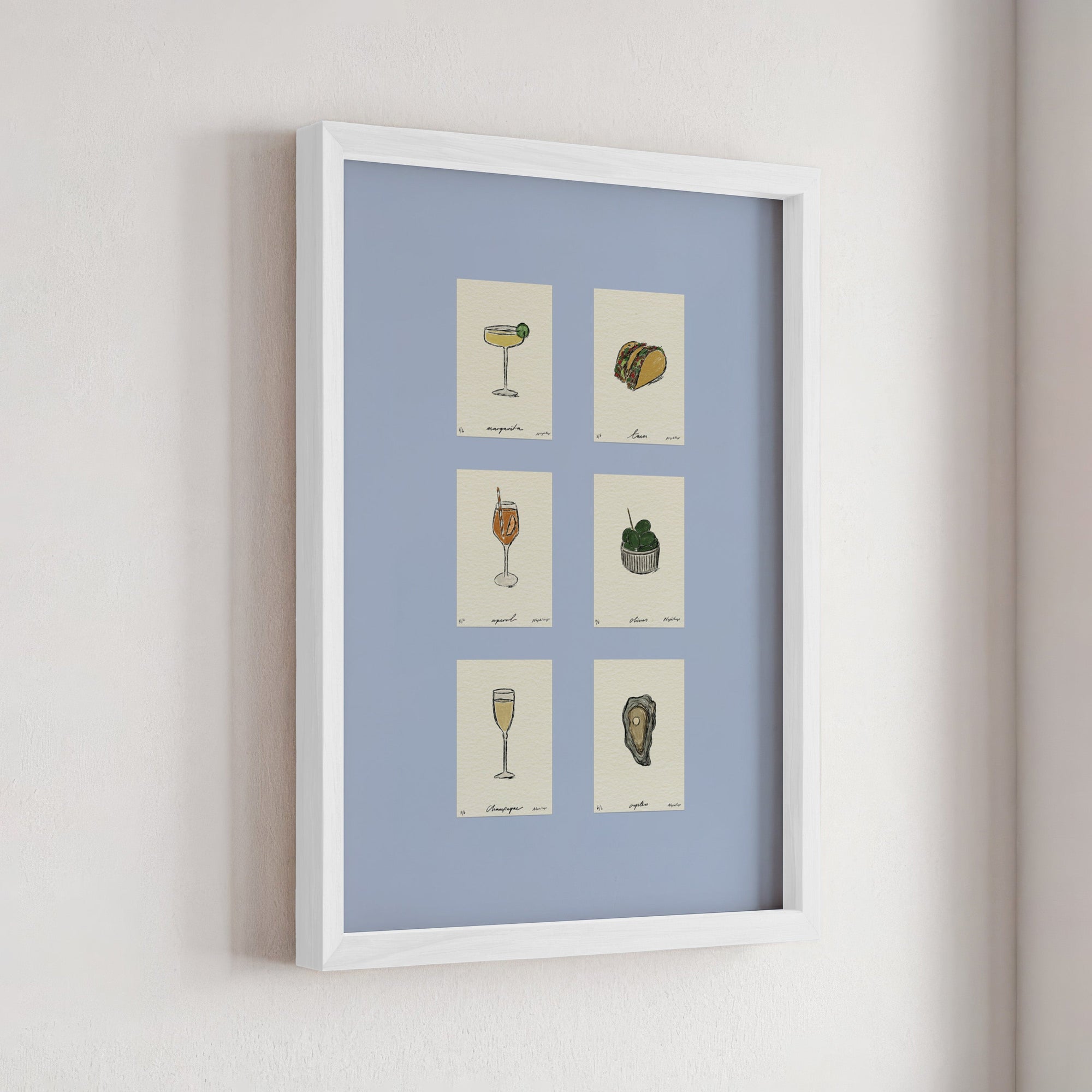 Sips & Snacks Set Print