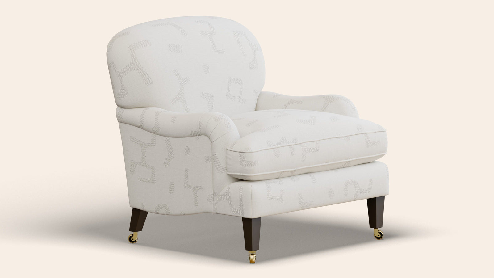 Sofia Armchair, Raphia, Powder