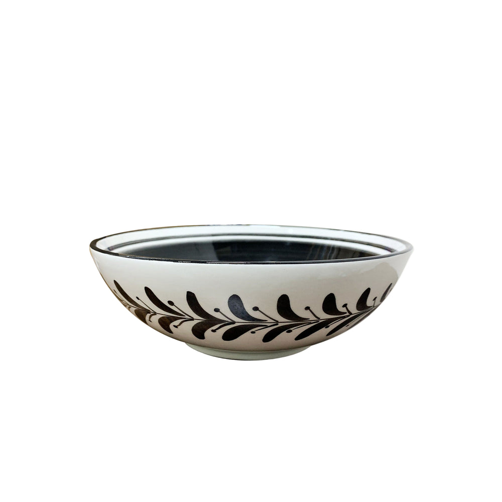 Helecho Salad Bowl, Jet Black