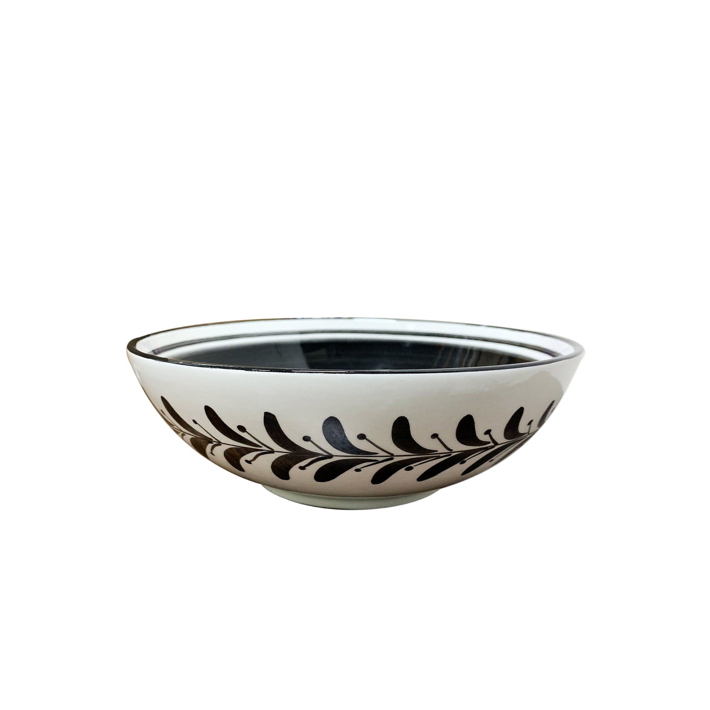 Helecho Salad Bowl, Jet Black