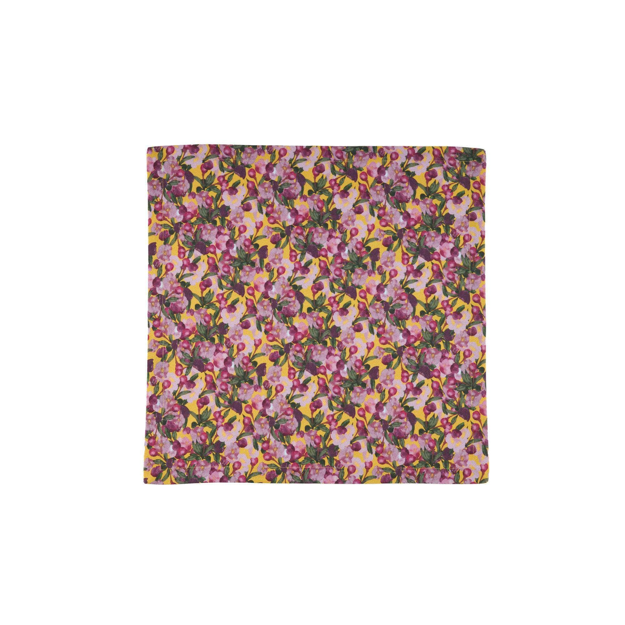 Romance is Dead Yellow Napkins | Set of 6