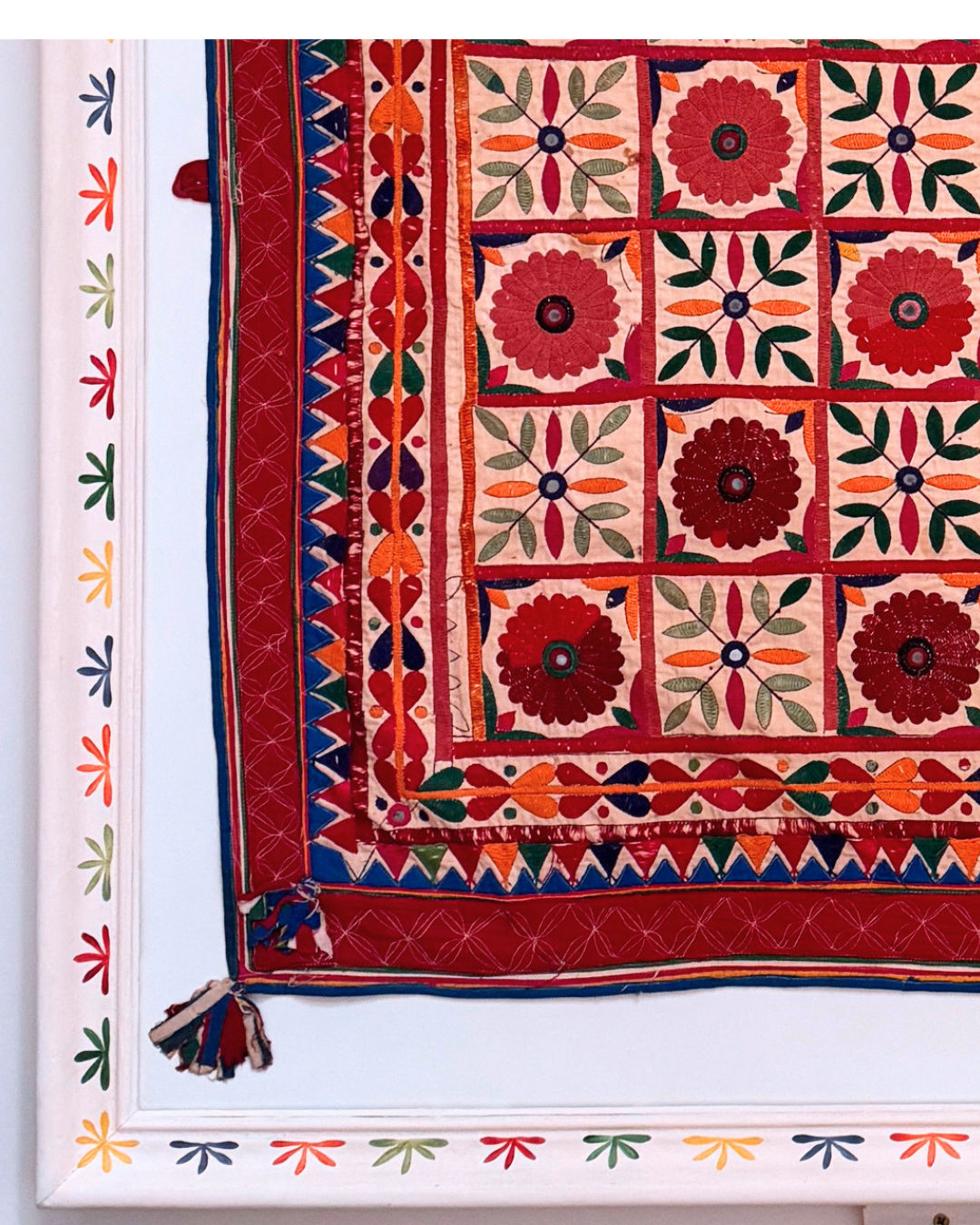 Framed Vintage Kutch Toran