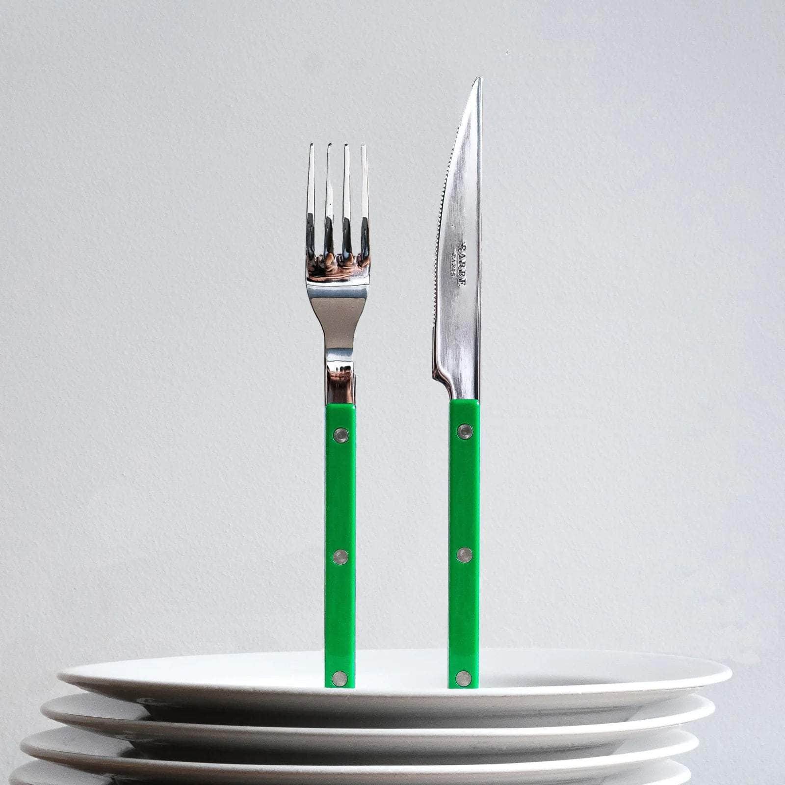 Bistrot 5 PC Cutlery Set, Garden Green