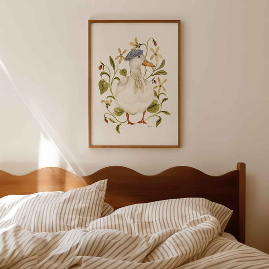 A Pause In The Petals Art Print