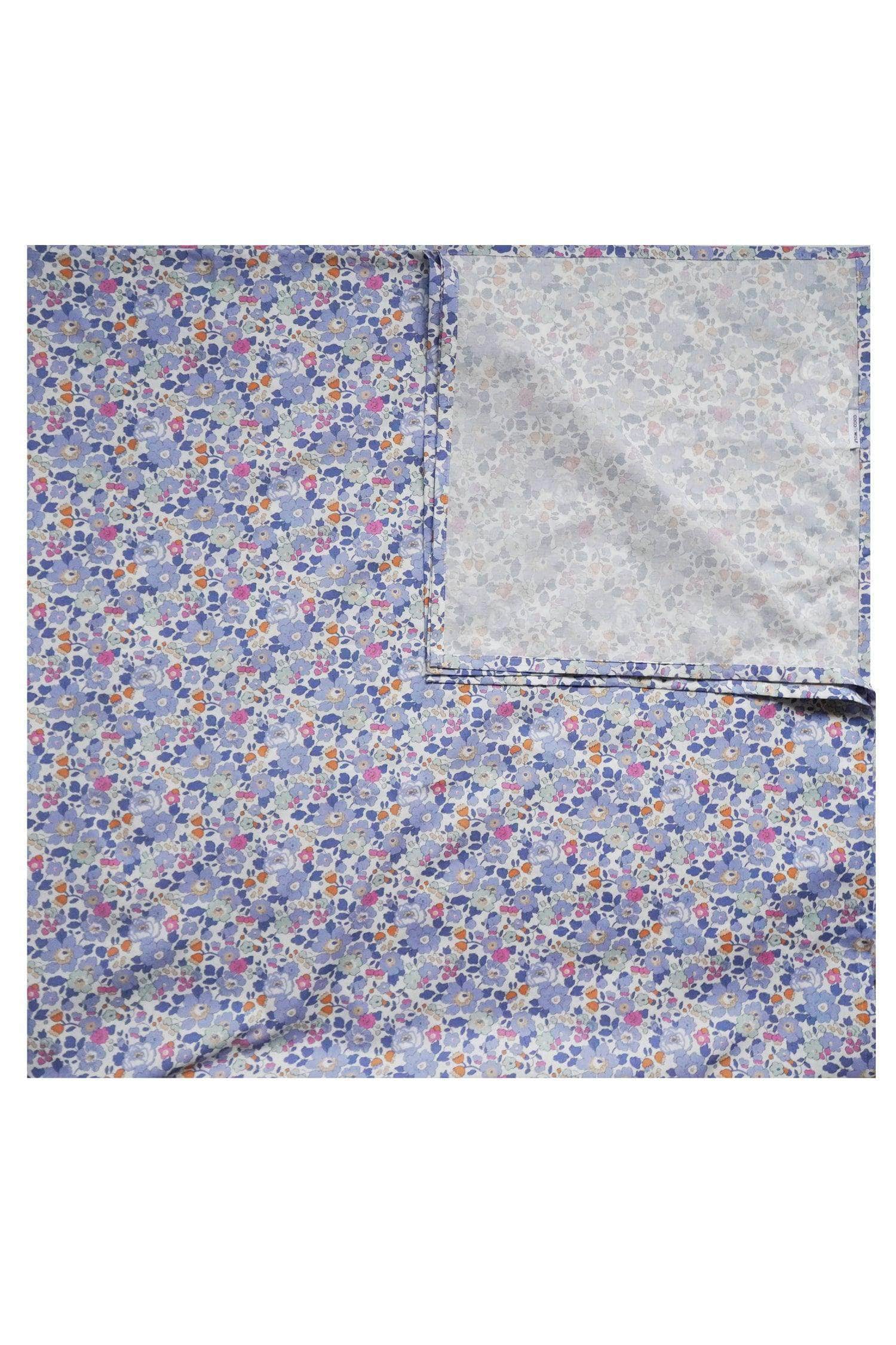 Tablecloth Made With Liberty Fabric Betsy Lavender Blue