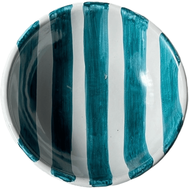 Bowl 14 cm – Striped Green