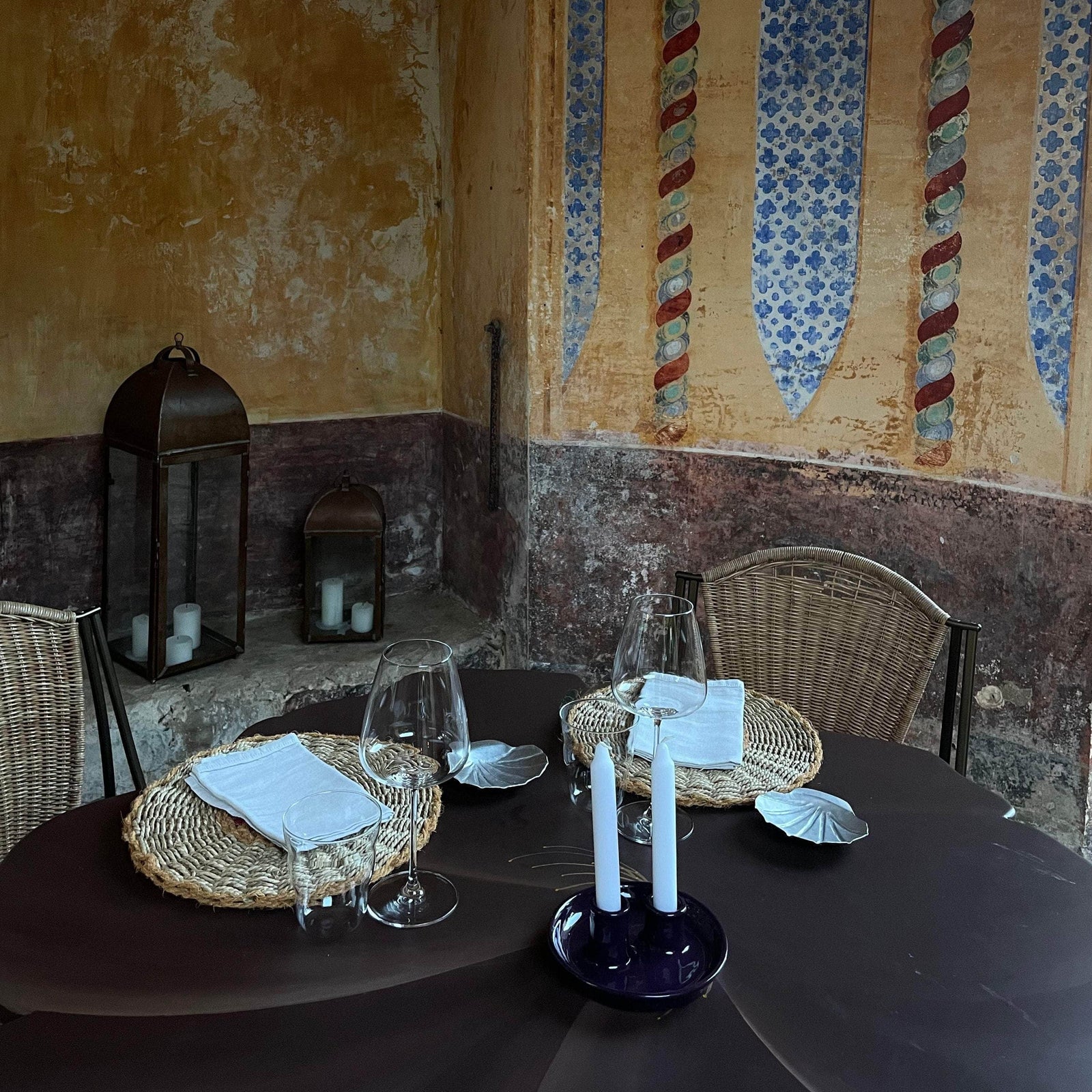 Small Kaffe Haus Iron Lantern