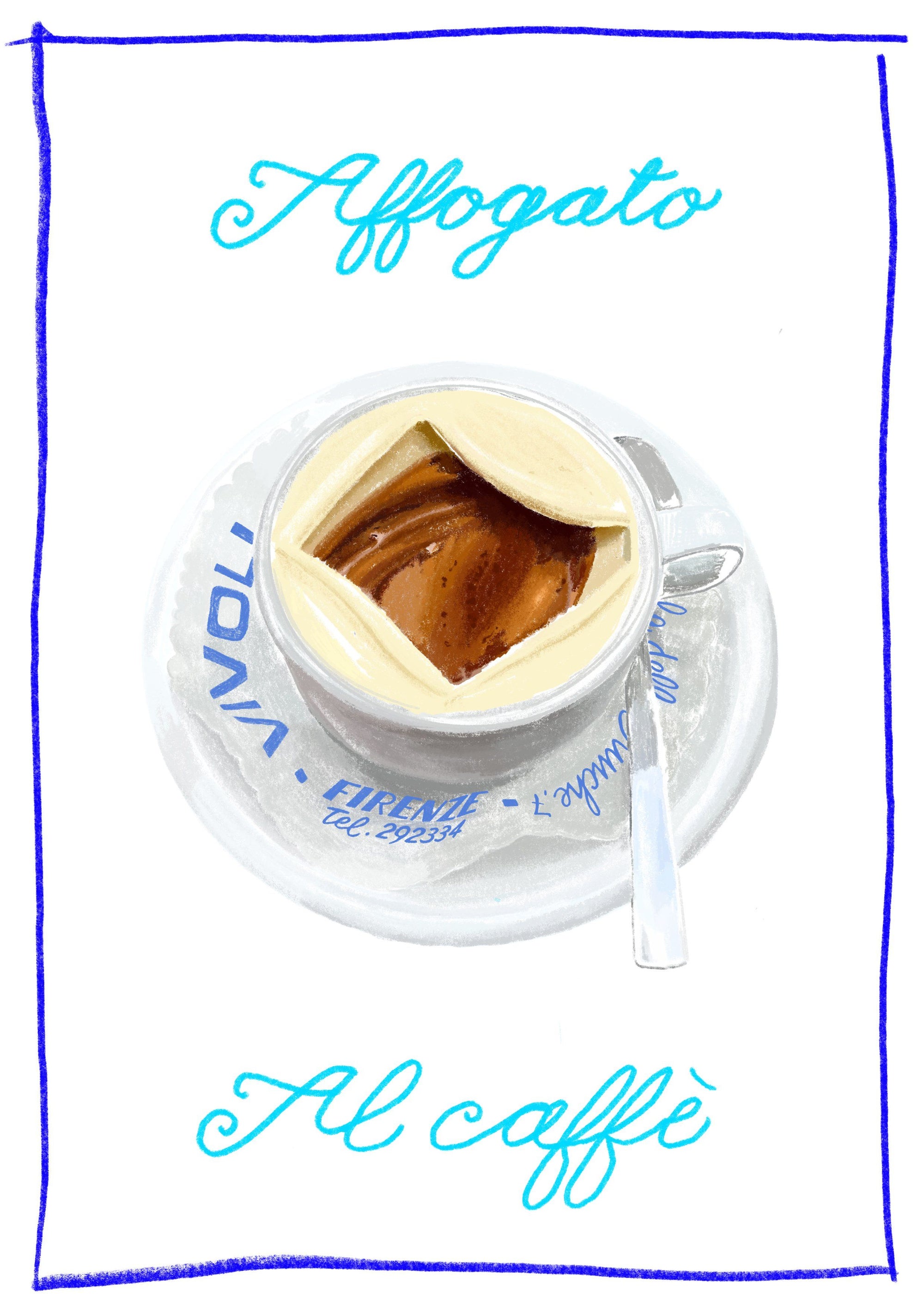 Affogato al caffè