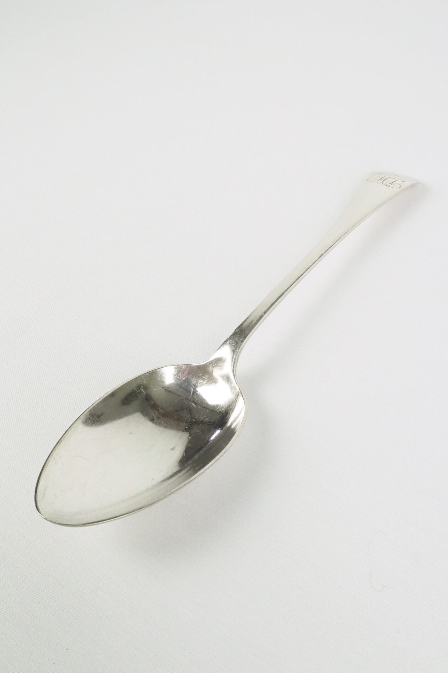 Antique Silver Plate Serving Spoon