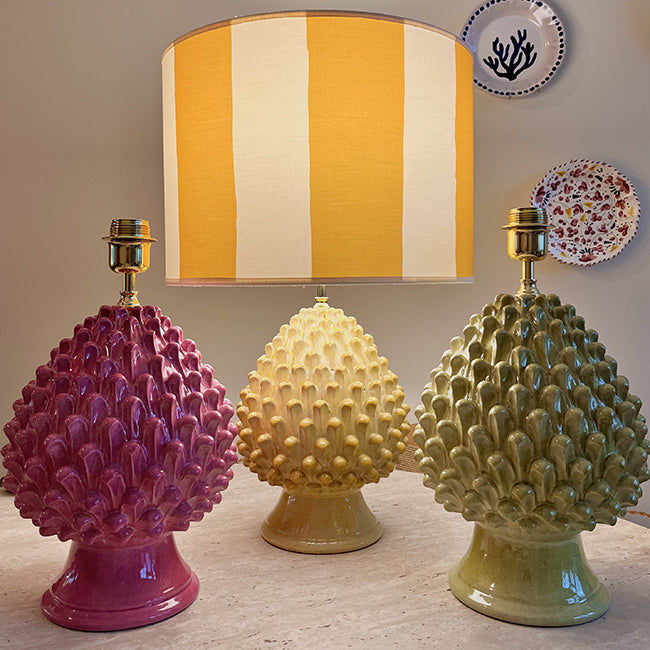 Pink Pigna Lamp