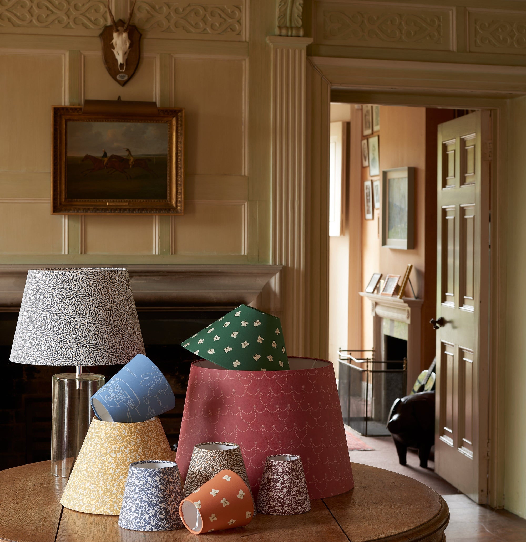 7” Empire Lampshade Arthur & Ruth – SUMMER LAWN