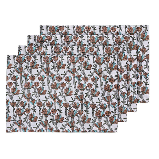 Cactus - Placemat - Brown (Set of 4)