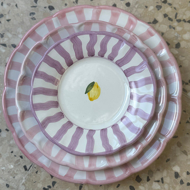 Capri Plate 25 cm Violet