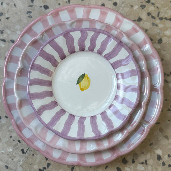 Capri Plate 25 cm Violet