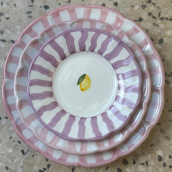 Capri Plate 25 cm Violet