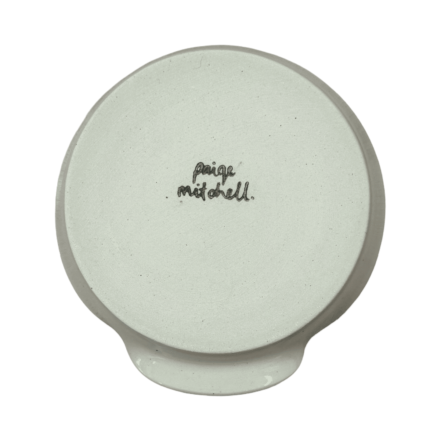 Glossy Cream Spoon Rest