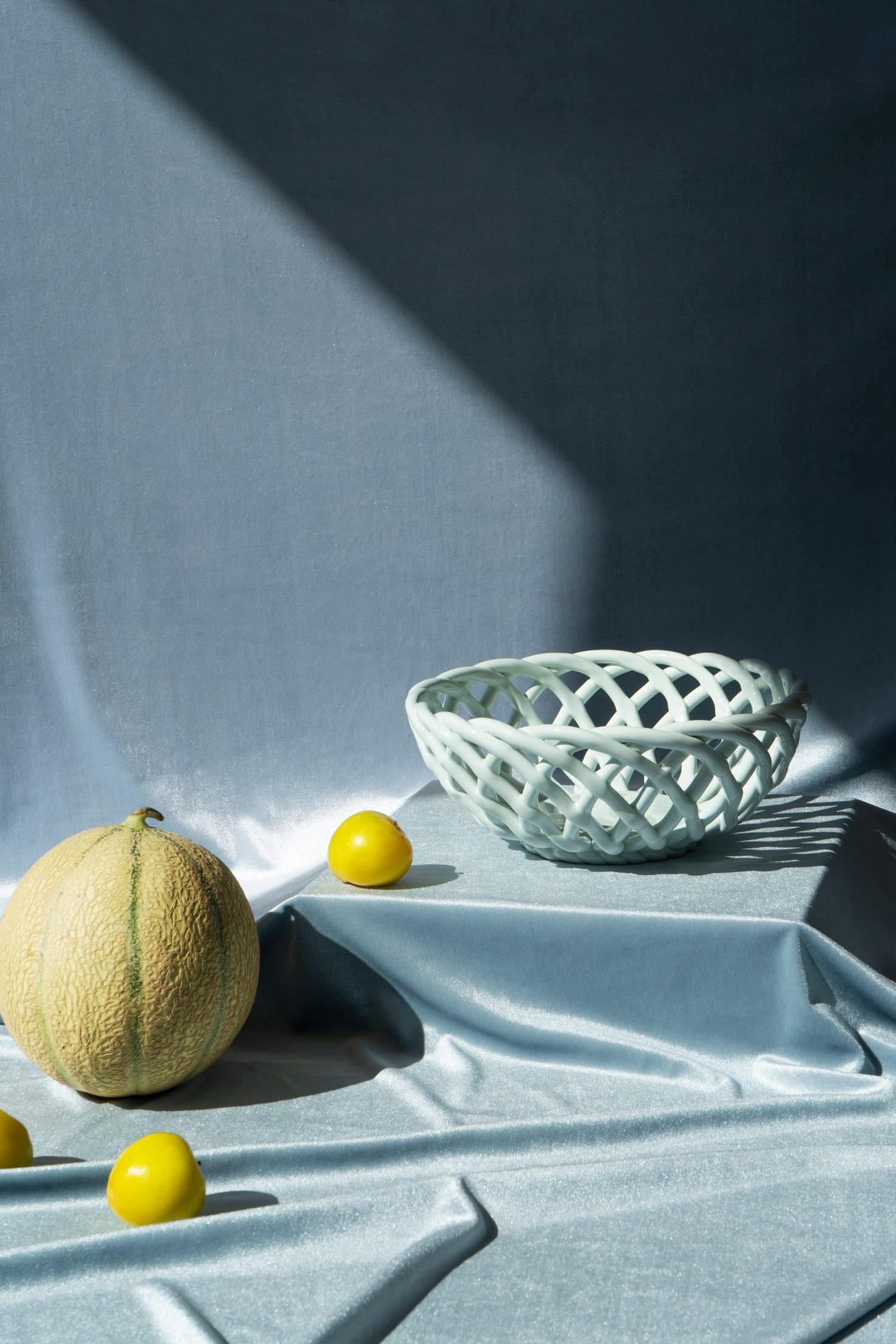 Sicilia Ceramic Basket