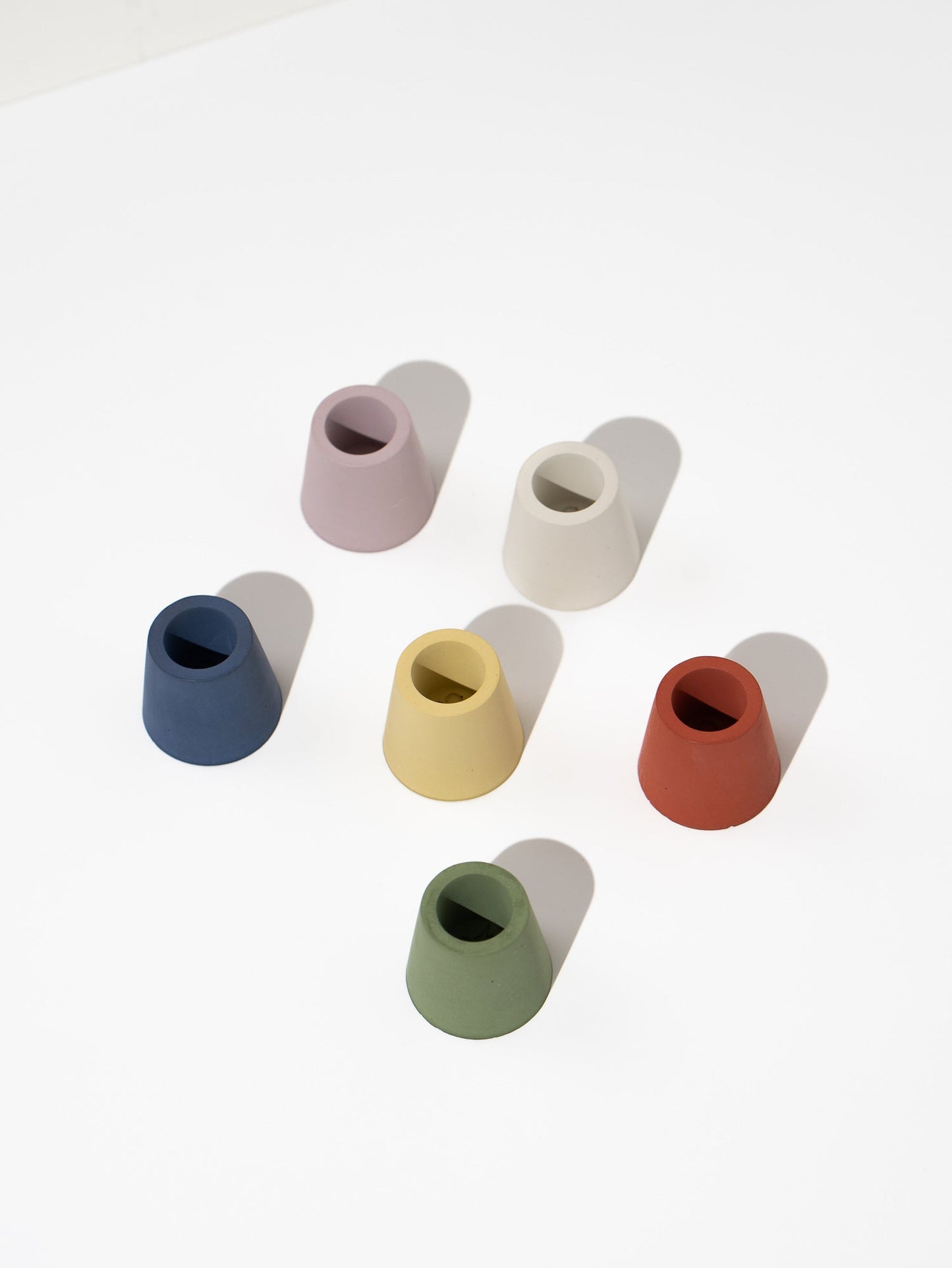 Stump Candle Holder - Mustard