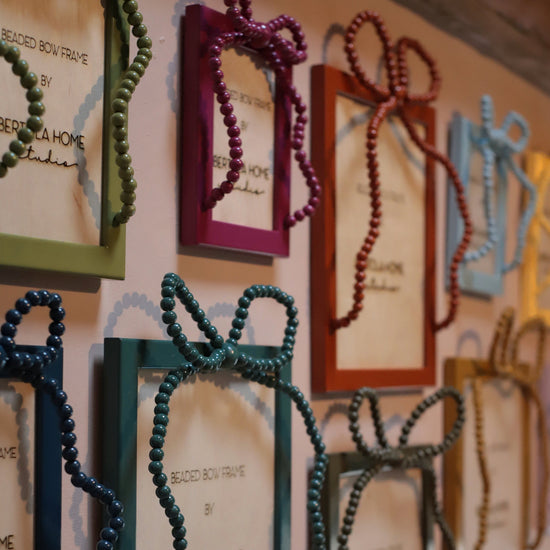 Beaded Bow Frame
