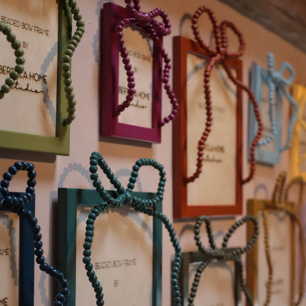 Beaded Bow Frame