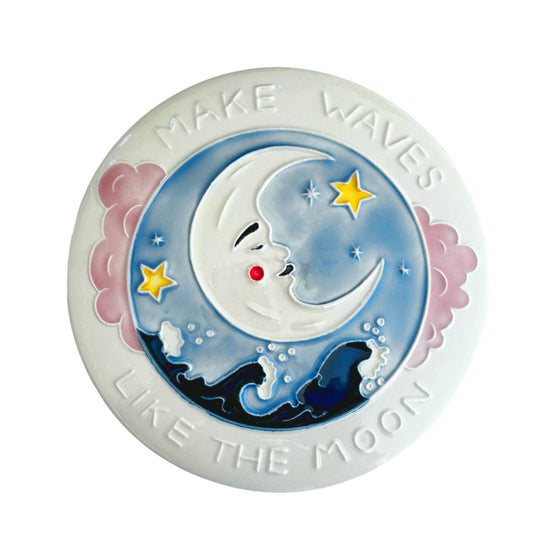 Large - Make Waves Ceramic Treasure Box