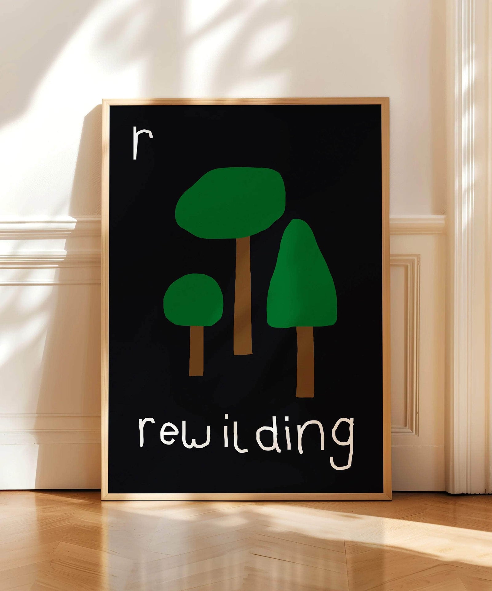 R for Rewilding Print