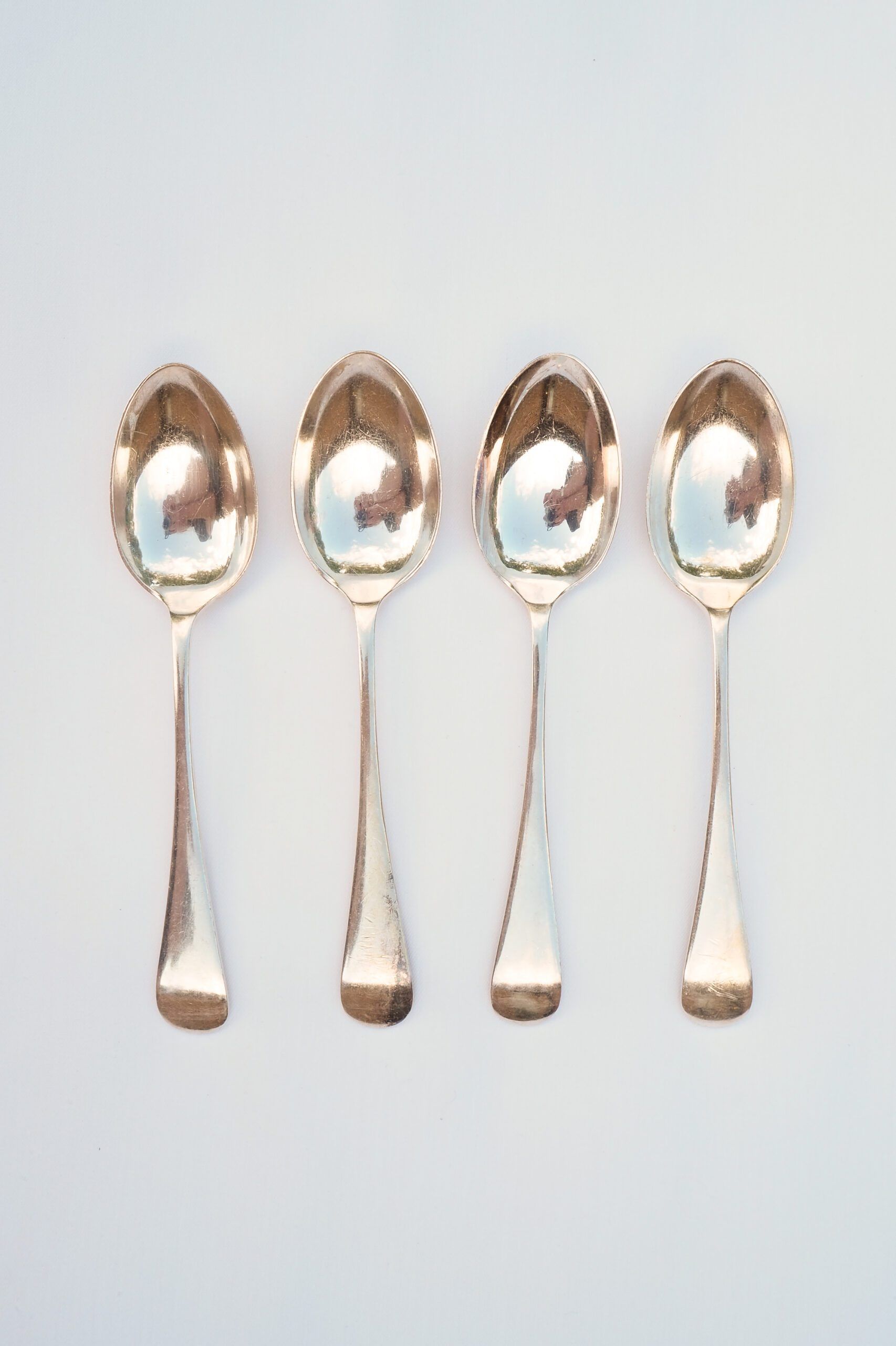 4 Vintage Silver Plate Spoons
