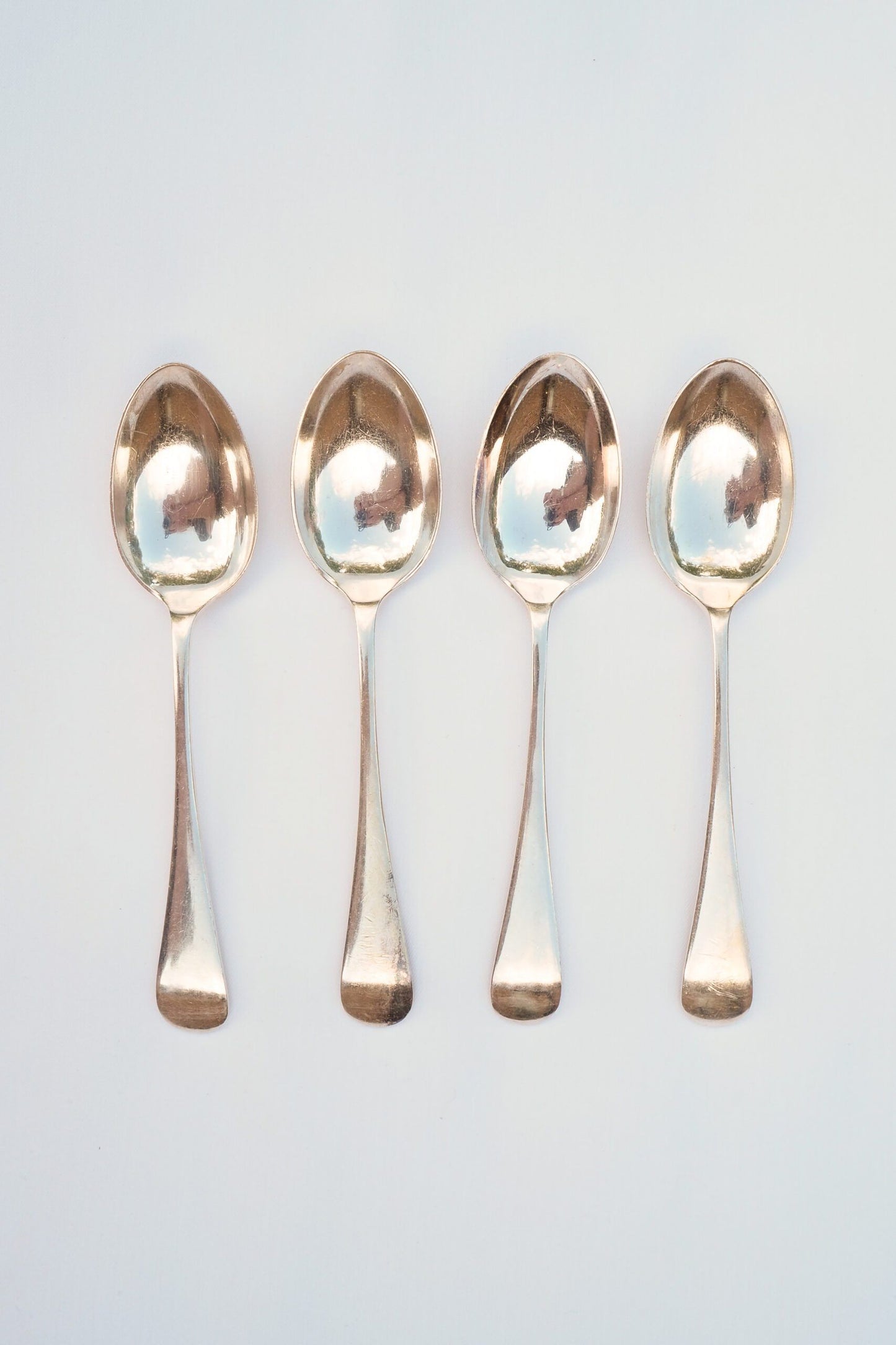 4 Vintage Silver Plate Spoons