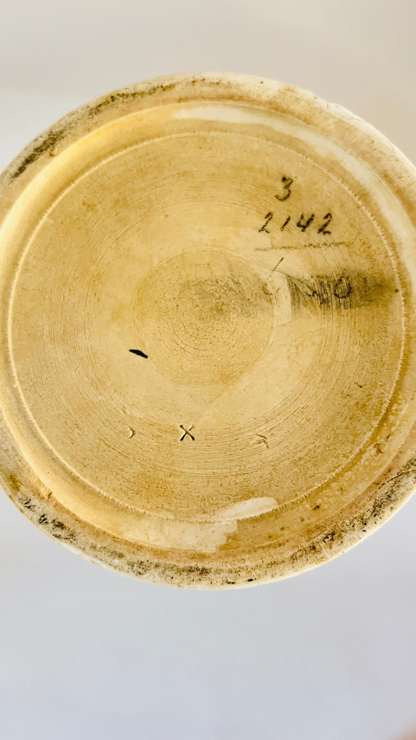 Antique Delft Boch Polychrome Lamp