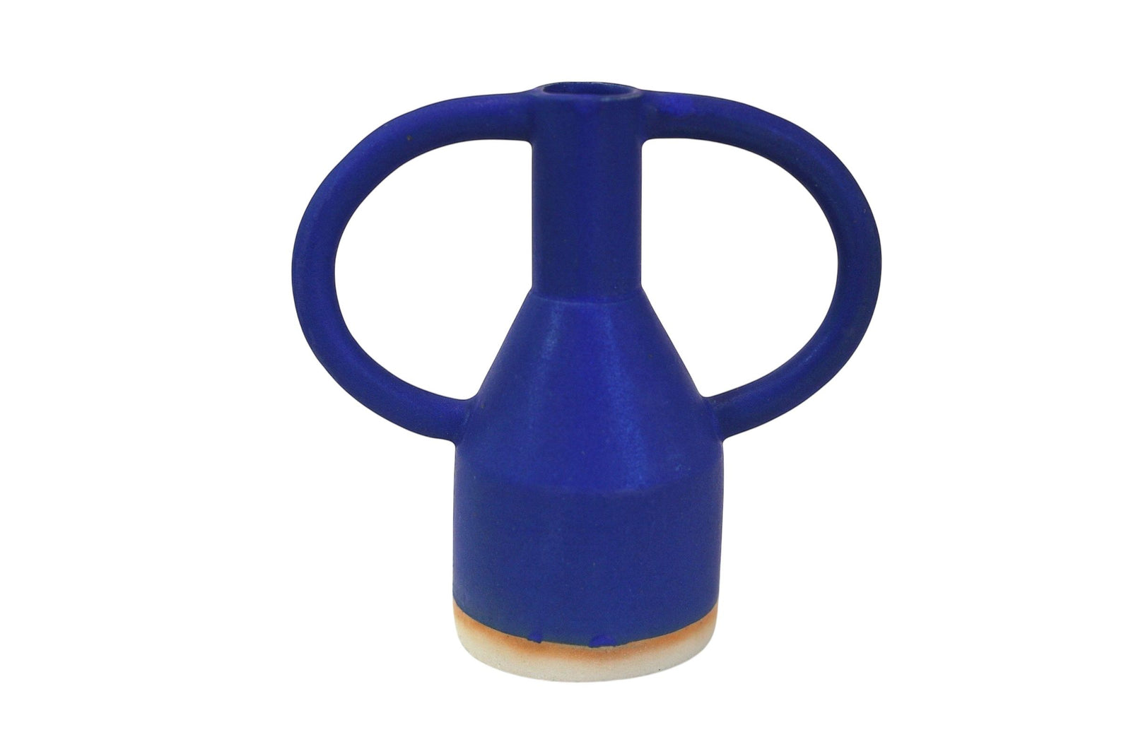 Jug Eared Vase in the Boldest Blue