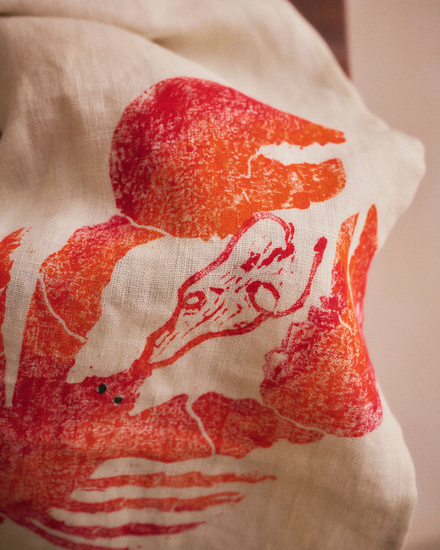 Lobster Napkins. Set of 4