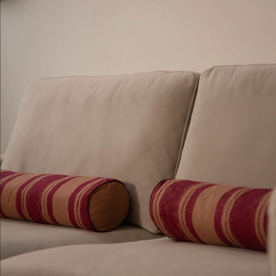 La Paz Terracotta Bolster Cushion